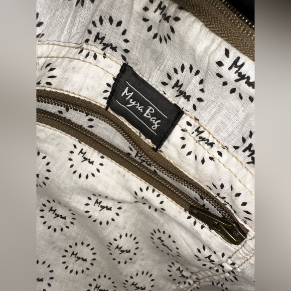 Myra Bag women’s boho leather women crossbody purse bag - Picture 6 of 9